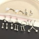 thumbnail image 5 of Pendientes de Acero Inoxidable shamjiam Aros para hombres y mujeres Joyas perforantes, 5 of 9