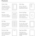 thumbnail image 4 of The Official Bullet Journal Edition 2 - Notebook Built for BuJo, Medium A5 204 Pages of 120gsm Paper, With Bujo Pocket Guide (Yellow24), 4 of 5