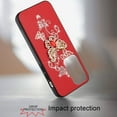 thumbnail image 2 of For Samsung Galaxy s24 Ultra SPLENDID Diamond Glitter Ornaments Engraving Case Cover - Garden Butterflies Red, 2 of 3