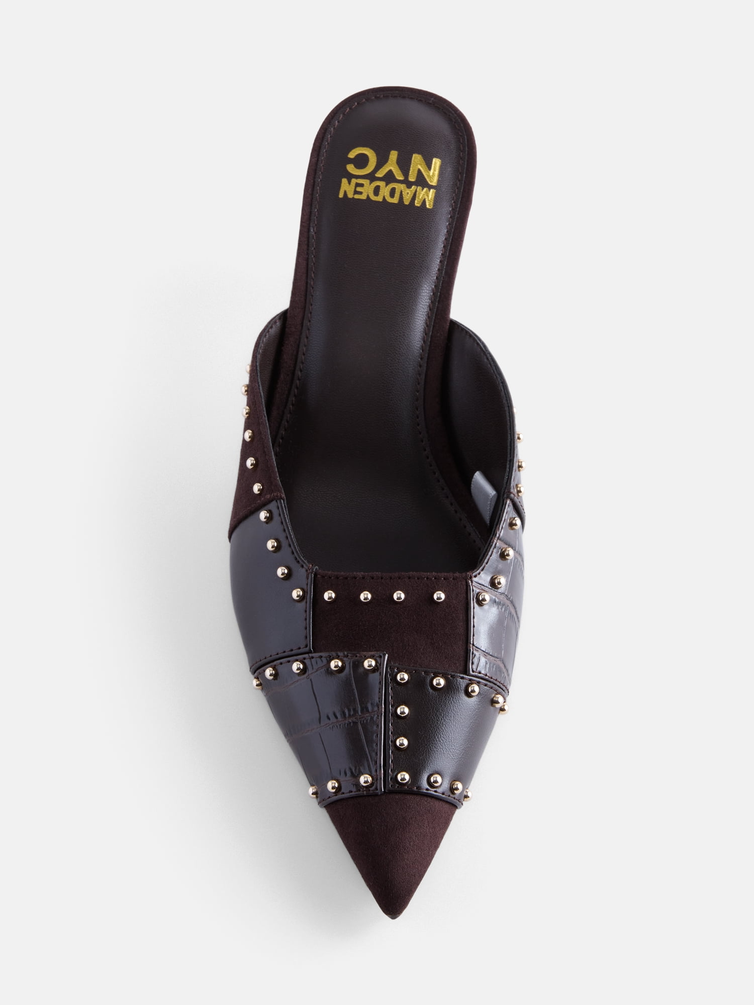 Madden NYC Women's Studded Mule Heels