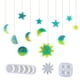 thumbnail image 2 of Toystoory Moldes de silicona de diseño especial Star Sun, molde de estrellas ligeras, molde de operación Simple, colgante de decoración para el hogar Artesanía Luna menor Toystoory HA075474-01, 2 of 6