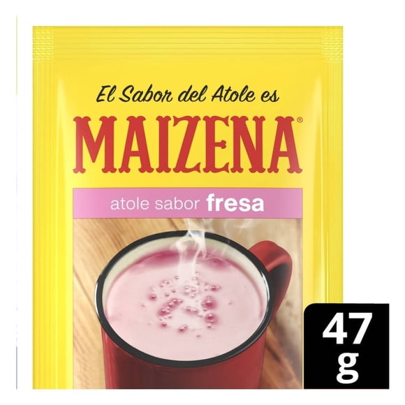 Fécula de maíz Maizena atole sabor fresa 47 g