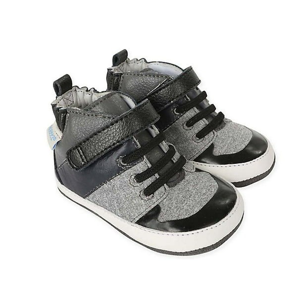 Robeez - Robeez Mini Shoez Size 2 Zachary High Top Shoe in Black ...