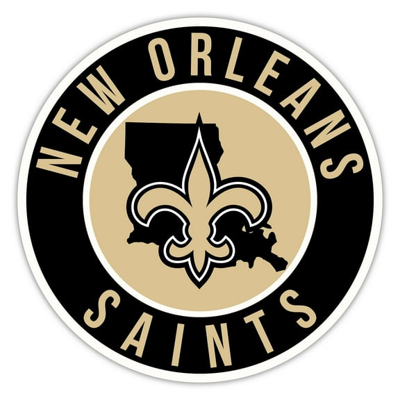 New Orleans Saints 12" State Circle Sign