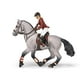 thumbnail image 2 of Caballo De Competición Papo Con Niña Montando Rojo, 2 of 5