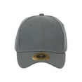 thumbnail image 2 of Structured Poly Low Profile Adjustable Hat, Charcoal, 2 of 5