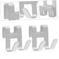 thumbnail image 4 of unbranded 2Ud Para Ropa Sin Clavos Color Plata Ideal Para Organización En, 4 of 8