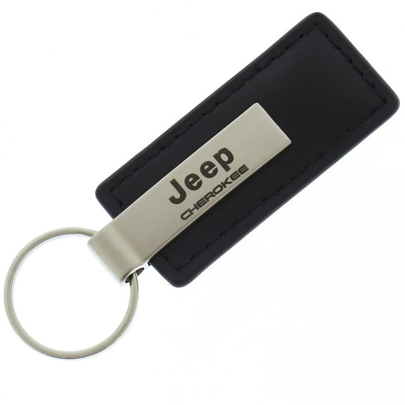 Jeep Cherokee Keychain & Keyring - Premium Leather