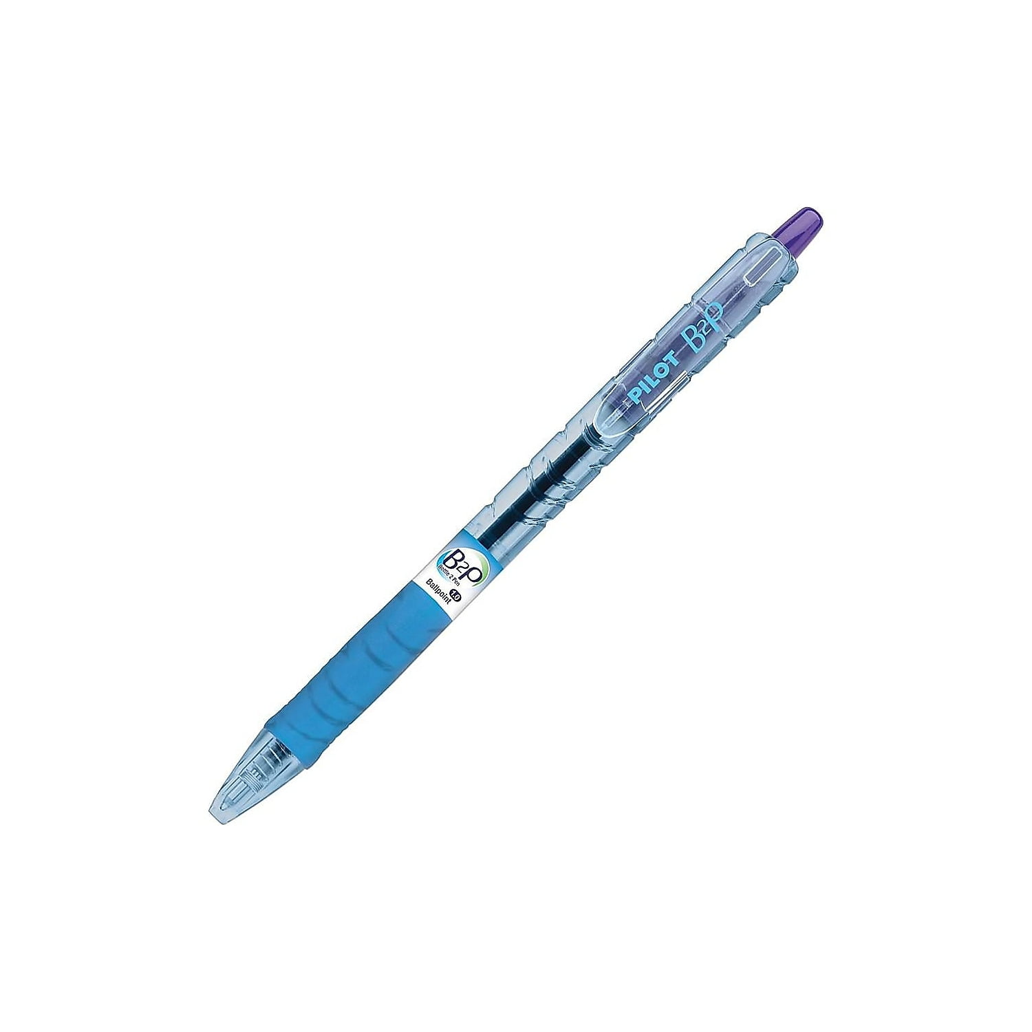 Pilot B2P Bottle-2 Ballpoint Pens Medium Point Purple Ink Dozen (34821) 343208