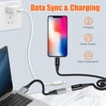 thumbnail image 3 of Cable de extensión Lightning AGVEE de 1 m hembra a macho para iPhone, 3 of 7