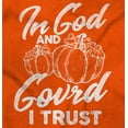 thumbnail image 2 of In God I Trust Cute Pumpkin Pun Women's Plus Size Graphic Tee Brisco Brands 2X, 2 of 4