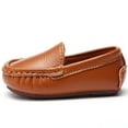 thumbnail image 6 of Odema Toddler Boys Soft Split Leather Slip-On Loafer Boat Dress Shoes, 6 of 7