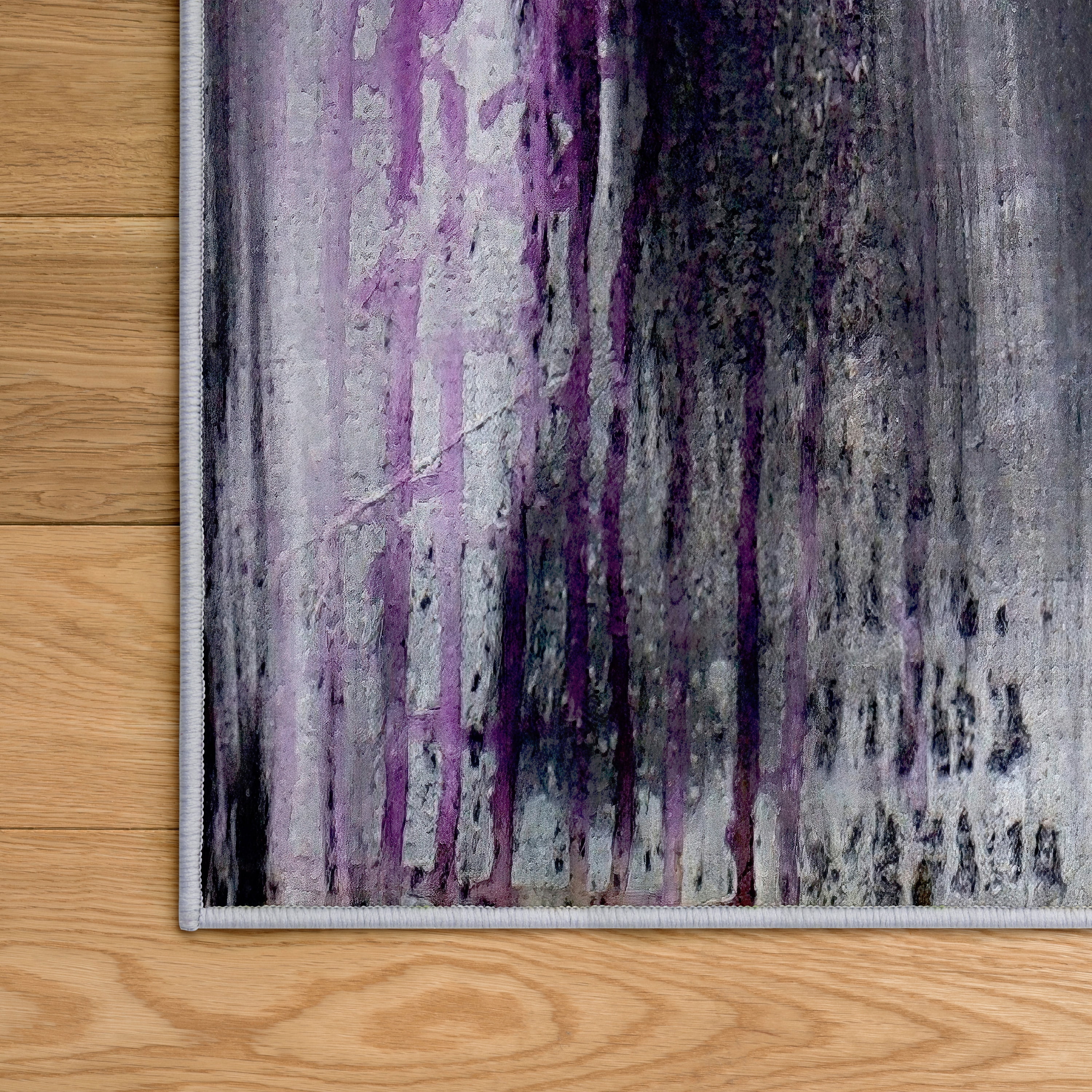 Big Splash Washable Abstract Art Area Rug size 5'x8', Power-loomed, Heavenly Softness with Non-Slipping Backing