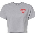 thumbnail image 3 of Star Wars - Valentine Heart Logo - Juniors Cropped Graphic T-Shirt, 3 of 5