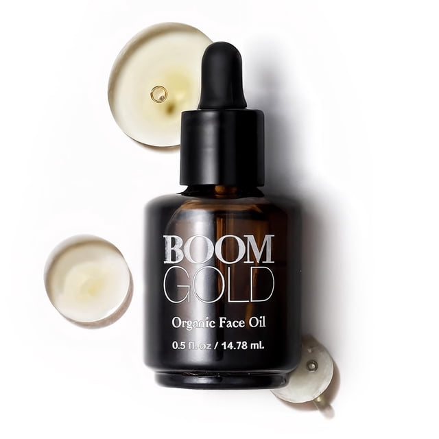 Aceite facial BOOM! Boom Gold, ligero y lujoso, 15 ml