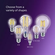 Philips Ultra Definition LED 100-Watt A21 Filament Light Bulb, Clear Soft White, Dimmable, E26 Medium Base (2-Pack)