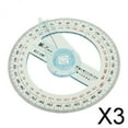 thumbnail image 1 of Colaxi 3-6pack 360 Degree Angle Measure 100mm Diameter Swing Arm School 3 Pcs, 1 of 8