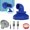 ♥Blue_New#3197, variant on Pool Inlet Nozzle 360° Rotatable Water Circulation Jet | Fits 32mm/38mm Hoses | Optimizes Flow for Above-Ground Pools | Includes Hose Clamps & Outlet Port | 8x9cm Replacement Accessory