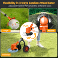 thumbnail image 6 of Weed Eaters 4 in 1,String Trimmer,Cordless Gas Weed Trimmer with Weed Eater Line,Lawn Edger with 2000mAh Capacity Battery & Charger,Weed Wackers,Grass Trimmer, 6 of 7