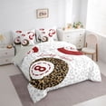thumbnail image 3 of Castle Fairy Snooker Billiards Bedding Comforter Set,Cheetah Print Queen Bedding Sets, 3 of 8