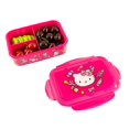 thumbnail image 3 of Fast Forward Hello Kitty Bento Lunch Box for Kids  Sanrio Food Container with Utensils  BPA-Free Toddler Lunch Kit with 3 Compartments  Bento Snack Box with Spoon & Fork, 3 of 5