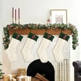 thumbnail image 5 of Christmas Stockings with Initials,Embroidered Monogram Knitted Christmas Stocking,18'' Xmas Stockings Gifts Set for Family Christmas Decoration, 5 of 6