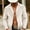 White, variant on Men's Cowboy Jacket Western Fringed Faux Suede Leather Coat Mens Slim Fit Fringe Blazer Jacket for Western Themed Party