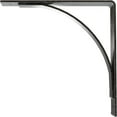 thumbnail image 4 of Ekena Millwork 3"W x 14"D x 14"H Morris Steel Bracket, Antiqued Pewter, 4 of 11