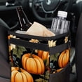 thumbnail image 6 of Thanksgiving Pumpkin Car Garbage Can - Foldable, with Lid, Leak-proof, Hanging Storage Bag - Trash Can for Car, Car Trash Bin, 6 of 6