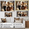 thumbnail image 4 of Designart "Cuban Dancers beauty" People Floater Framed Canvas Print, 4 of 7