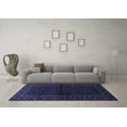 thumbnail image 3 of Ahgly Company Machine Washable Indoor Rectangle Persian Blue Traditional Area Rugs, 2' x 4', 3 of 4