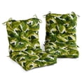 thumbnail image 1 of Greendale Home Fashions Coussin de Siège/dossier Extérieur, 2 Unités (Lot de 1), Blanc Tropical, 1 of 4