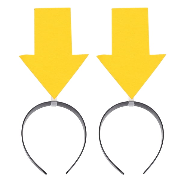 2 diademas con forma de flecha, divertidas y originales. Adornos para el cabello, ideales para cumpleaños, carnaval y fiestas.