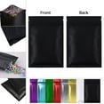 thumbnail image 3 of Zipper Lock Mylar Bag, Various Color 100pcs Smell Proof  Candies Snack  Storage Flat Aluminum Foil Packaging Ziplock Pouch (Matte Silver 100pcs,10x15cm(4x6in)), 3 of 7