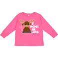 thumbnail image 3 of Inktastic It Moose Be Love with Cute Moose Boys or Girls Long Sleeve Toddler T-Shirt, 3 of 5