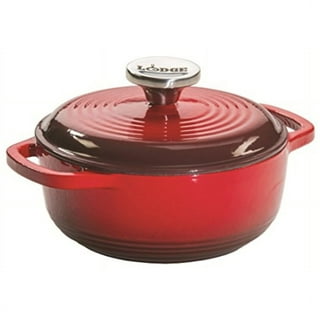 Lodge 8 Qt. Cast Iron Deep Dutch Oven with Lid and Bail Handle L12DCO3 -  The Home Depot