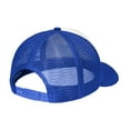 thumbnail image 2 of Yellow Rooster Men's 5-Panel Twill Foam Trucker Male Cap Ivory/ Royal, 2 of 2