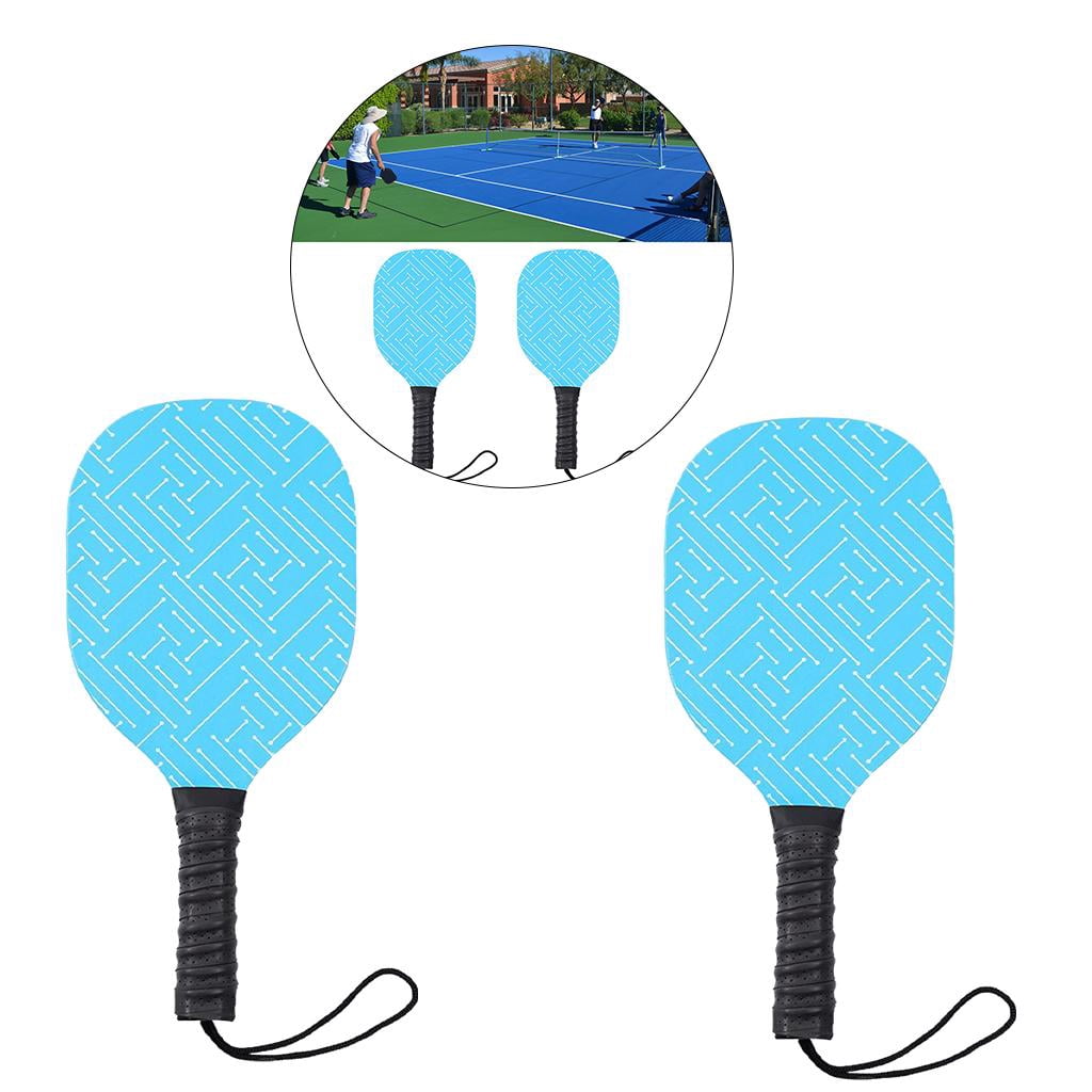 DimyFew Pickleball Paddles Set Anti-Slip with Carrying Case Handle for Indoor Players Outdoor 2 rackets