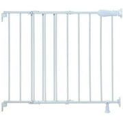 Summer Infant Slide & Lock Top of Stairs Metal Gate - White