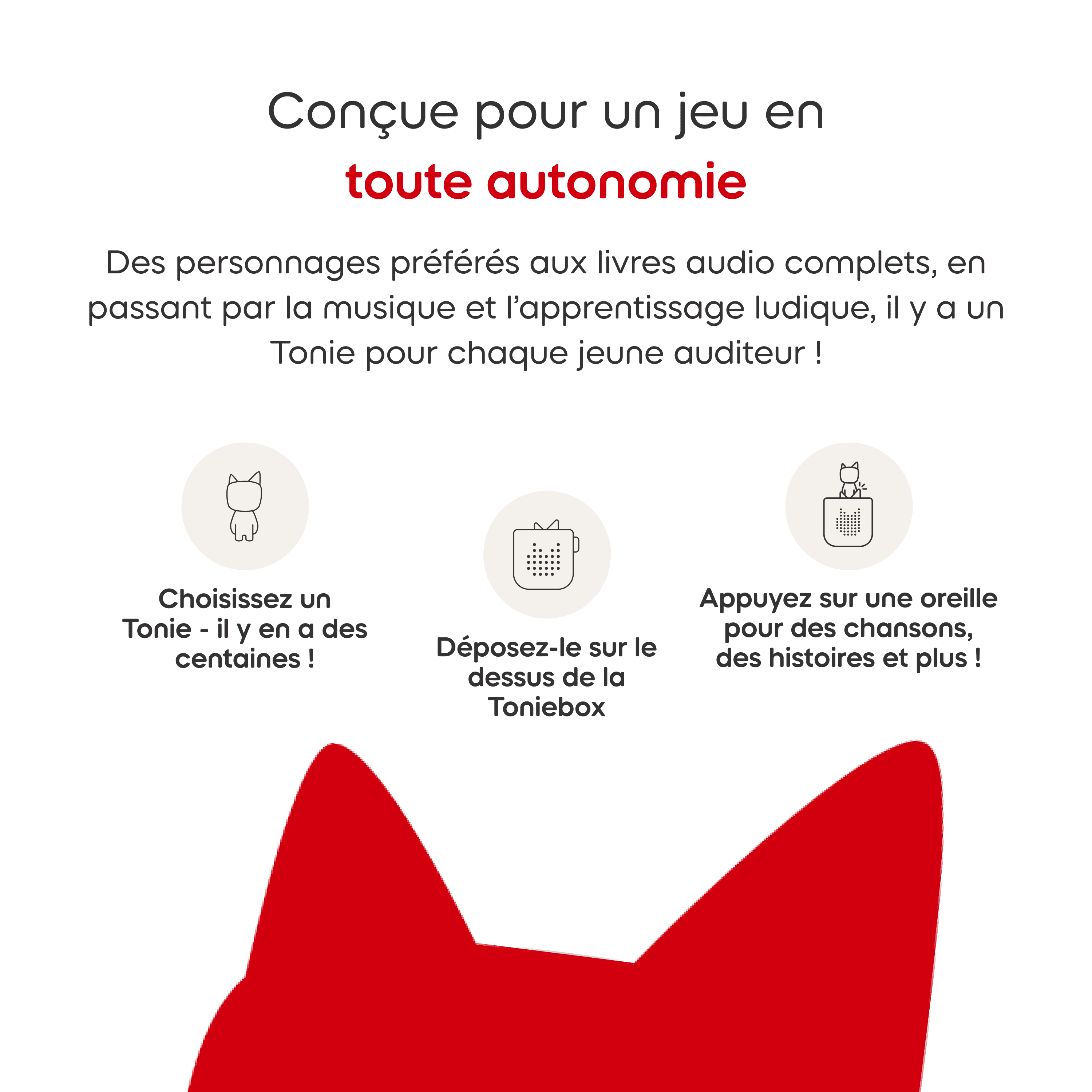 tonies Le Petit Renne Qui Rêvait D'Avoir Des Ailes Calendrier De L'Avent Figurine Audio (Francais)