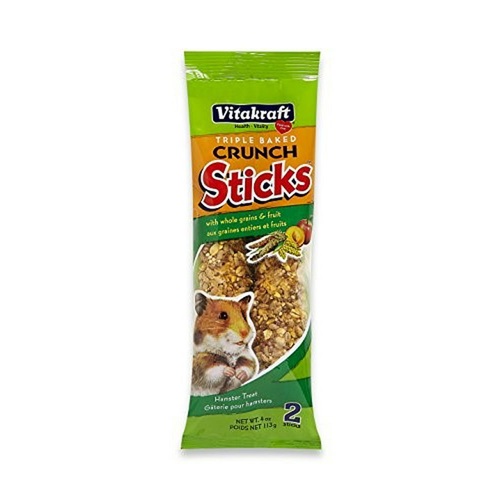 Vitakraft Crunch Sticks Whole Grains & Fruit Dry Small Animal Treat, 2