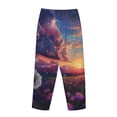 thumbnail image 3 of Lsque Dreamy Dandelion Sunset Print Women's Pajama Pants, Lounge Pant - Comfortable Home Wear,Elastic Waistband, Stylish Design-Medium, 3 of 9