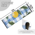 thumbnail image 5 of Yayeee Runner Rug for Bedroom 2'x6' Machine Washable Hallway Non Slip Mat, Light Blue Plaid, 5 of 8
