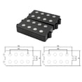 thumbnail image 2 of Esquirla Durable 2pcs Prewired Pickups Black for 4 String Replacement, 2 of 8