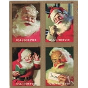 Sparkling Holiday Sheet of 20 Forever USPS First Class one Ounce Postage Stamps (20 Stamps) Christmas Celebration Santa Coca-Cola