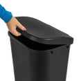 thumbnail image 6 of Sterilite 11.3 Gal Lift Top Kitchen Trash Can Wastebaskets, Black (24 Pack), 6 of 7