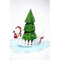 thumbnail image 4 of Christmas 3D Pop Up Greeting Holiday Card, Premium Metallic Paper, Laser Cut Unique Style, Handmade With Envelope and 2, 4 of 5