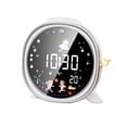 thumbnail image 2 of PEONAVET Plastic clock LCD Screen Intelligent Student Desktop Clock Alarm Clock Night Light Children's Small Night Light Electronic Alarm Clock, 2 of 6