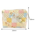 thumbnail image 3 of Bolso De Cosméticos Bolsa de cosméticos de gran capacidad para mujer, bolsa de almacenamiento para acampar (costuras de color) Sywqhk Para Estrenar, 3 of 5