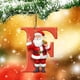 thumbnail image 1 of Personalized Acrylic Alphabet Christmas Ornaments DIY Hanging Decorations for Tree and Home, 1 of 7
